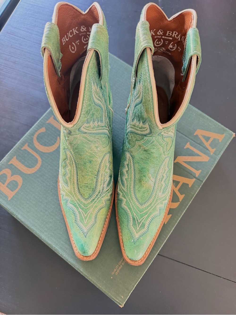Buck & Brana ELEANOR TURQUOISE women’s boots